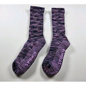 Bombas Grippers Space Dye Calf Socks Lot Of 2 Pairs Size L